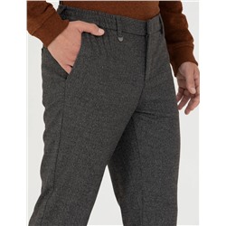 Kahverengi Ex. Slim Fit Kumaş Pantolon