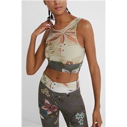 Top deporte camuflower