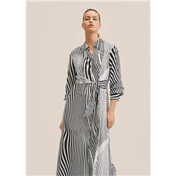Vestido estampado lazo -  Mujer | MANGO OUTLET España