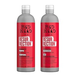 Bed Head by TIGI Moisturizing Shampoo and Conditioner Set for Damaged Hair, Resurrection Infused Hair Care with The Resurrection Plant, 25.36 fl oz, 2 Pack