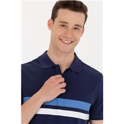 Erkek Lacivert Polo Yaka Tişört