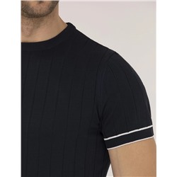 Koyu Lacivert Slim Fit Kazak