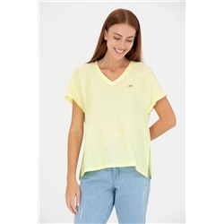 Kadın Açık Sarı Tişört
