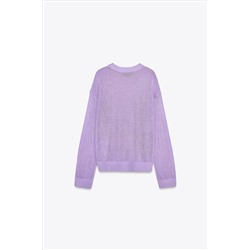 STRAIGHT PLAIN KNIT SWEATER
