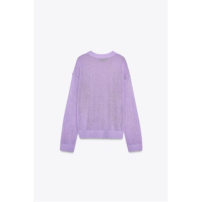 STRAIGHT PLAIN KNIT SWEATER