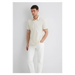 Mavi Beyaz Polo Tişört Regular Fit / Normal Kesim 0611902-70057