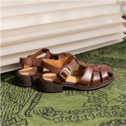 Женские кожаные босоножки, остаток партии с крупной фабрики