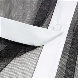 Рубашка комбинированная с сеткой, Срочно на обложку (white)