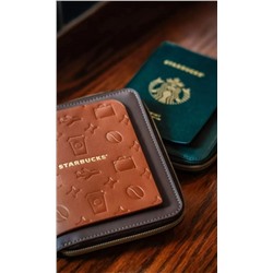 Для любителей СТАРБАК*С Многофункциональный держатель для паспорта, карточек и билетов.