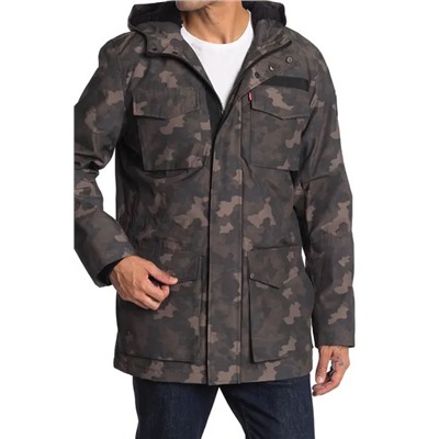 Levi's Hooded Drawcord Waist Parka Jacket