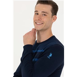 Erkek Lacivert Kazak