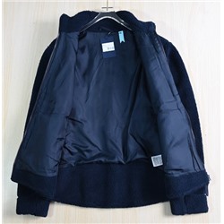 Толстая замшевая мужская повседневная куртка с воротником-стойкой ГАН*Т