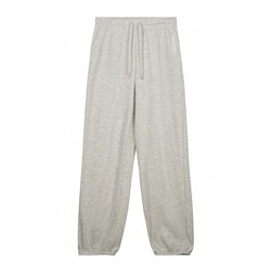 Pantalón jogger felpa algodón gris