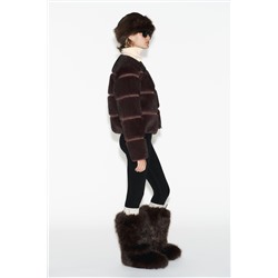 SHORT FAUX FUR COAT HEIQ XREFLEX™ SKI COLLECTION