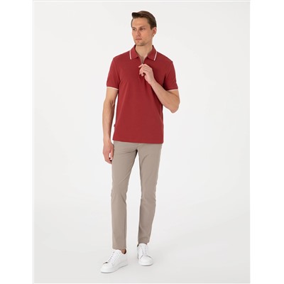 Nar Slim Fit Polo Yaka Tişört