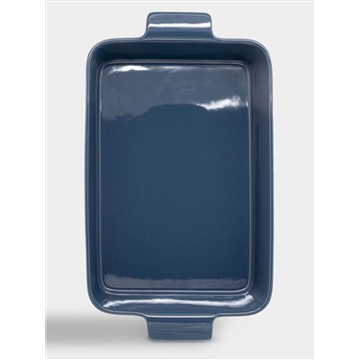 Форма для запекания, 36х24 см, фарфор P, прямоугольная, синяя, Indulgence