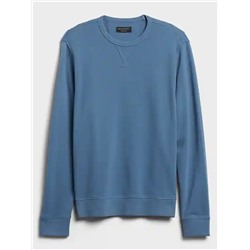 Organic French Terry Crew-Neck Sweatshirt