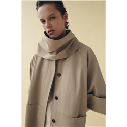 TRENCH OVERSIZE PAÑUELO ZW COLLECTION LIMITED EDITION