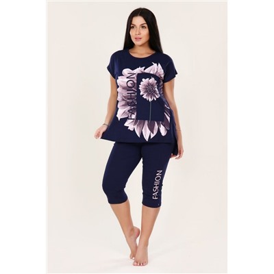 Костюм с бриджами  FASHION flower  397