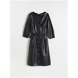 Kleid Aus Kunstleder