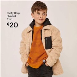 Детская куртка из искусственного меха шерпы с капюшоном, экспорт  ✔️