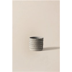 Ella Saksı - Soft Gri - 14 cm