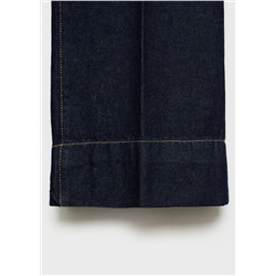 Jeans wideleg tiro medio