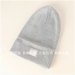 Теплая эластичная шапка с двойным отворотом унисекс  Acn*e Studio*s
