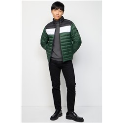 Anorak Caqui y blanco