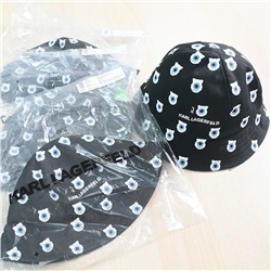 Панама с классным и не скучным принтом 👍  ⚫️Kar*l Lagerfel*d  Экспортный магазин