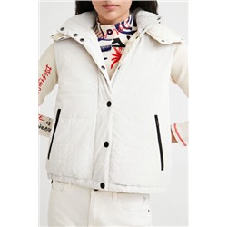 Chaleco acolchado capucha