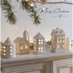 Светящийся керамический дом