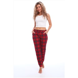 Брюки пижамные женские в клетку