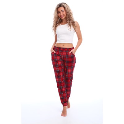 Брюки пижамные женские в клетку
