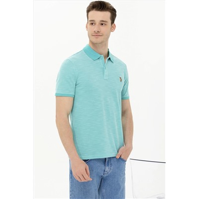 Erkek Mint Polo Yaka Tişört