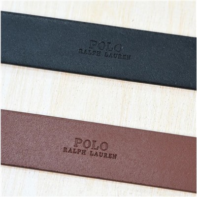 Мужской кожаный модный ремень с металлической пряжкой RALPH LAURE*N