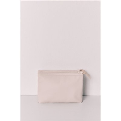 Neceser mediano cartera doble blanco