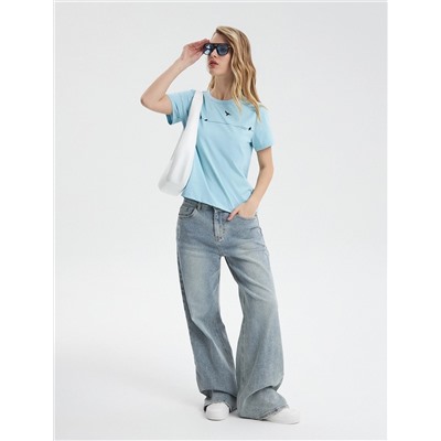 Футболка женская 2500-0209-10 хлопок