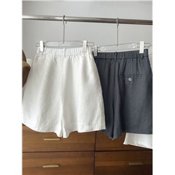 Женские  льняные шорты идеальной длины