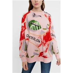 Sudadera oversize 100% algodón