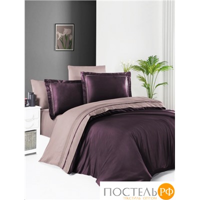 Постельное белье (Сатин де люкс) евро (Serenity Purple/Lilac)