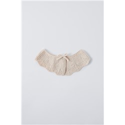 OPENWORK KNIT COLLAR