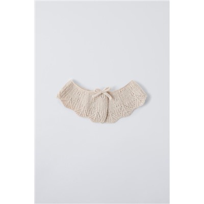 OPENWORK KNIT COLLAR