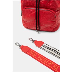 Bolso saco acolchado fruncido