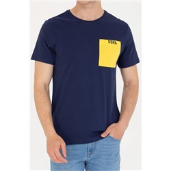 Erkek Lacivert Bisiklet Yaka Tişört