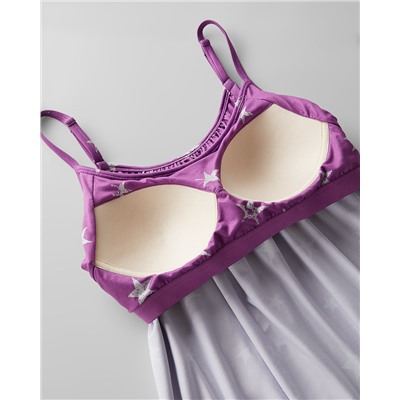 WOMEN'S COOL PRINTED FLOWY BRA CAMI