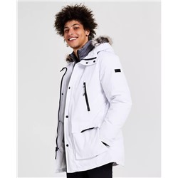 Michael Kors Men's Hooded Bib Snorkel Parka, Created for Macy's