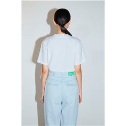 Camiseta Blanco y rosa