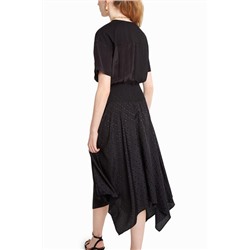 Vestido asimétrico efecto 2 piezas