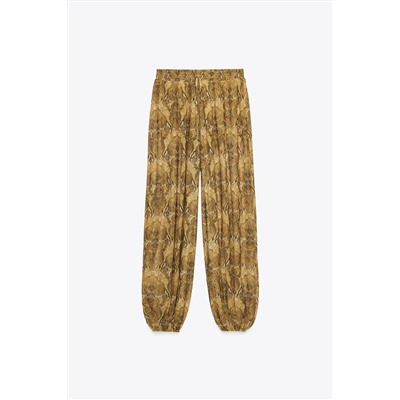 PRINTED BALLOON TROUSERS